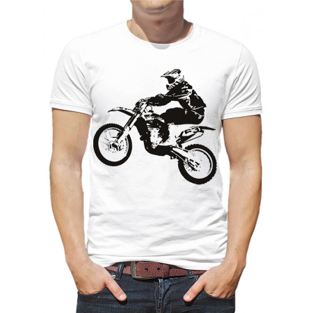 Tricou din bumbac motociclist